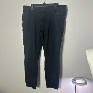 EUC Style & Co Womens Black Denim Jeans Pants Plus Size 20 W TA
